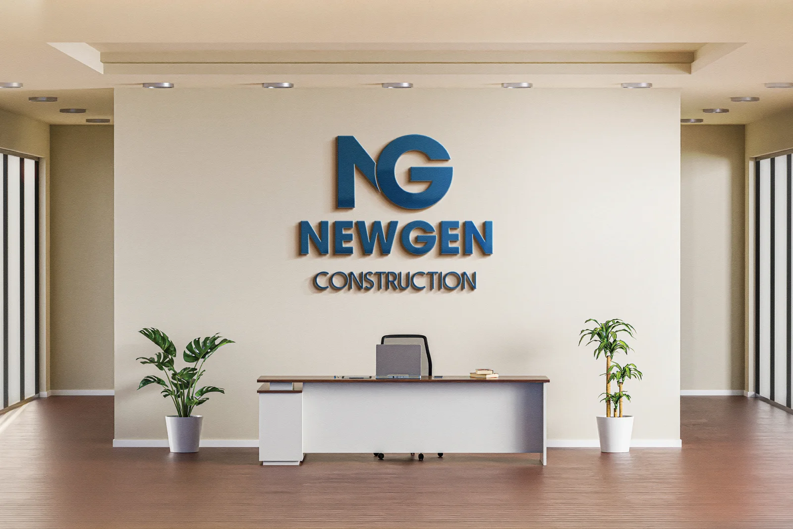 Không gian đón tiếp tại văn phòng NewGen